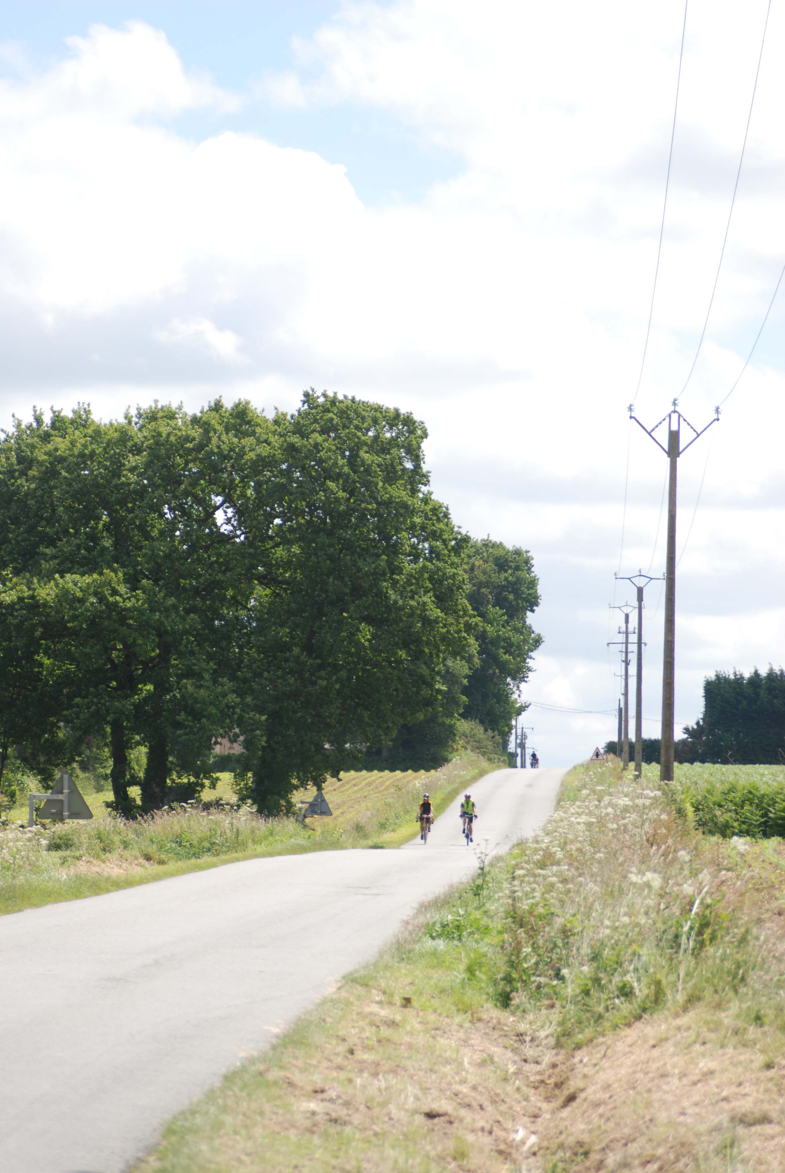 Quiet roads in Brittany