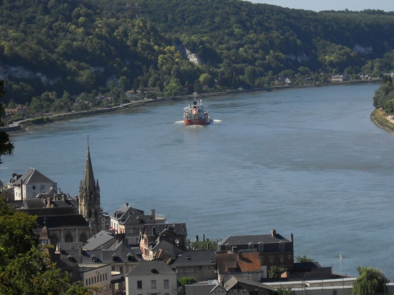 The river Seine near Rouen