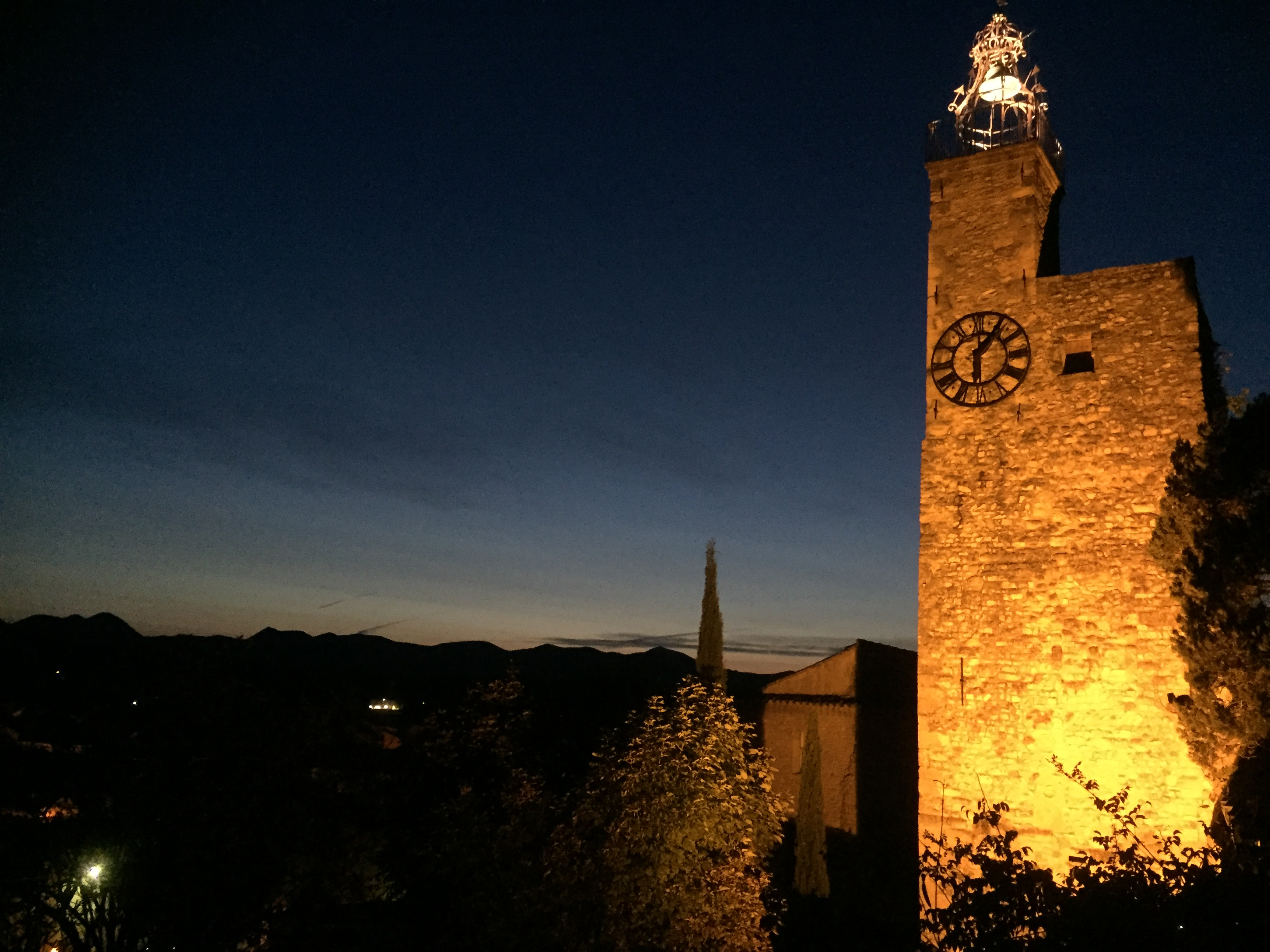 The view from the dinner table