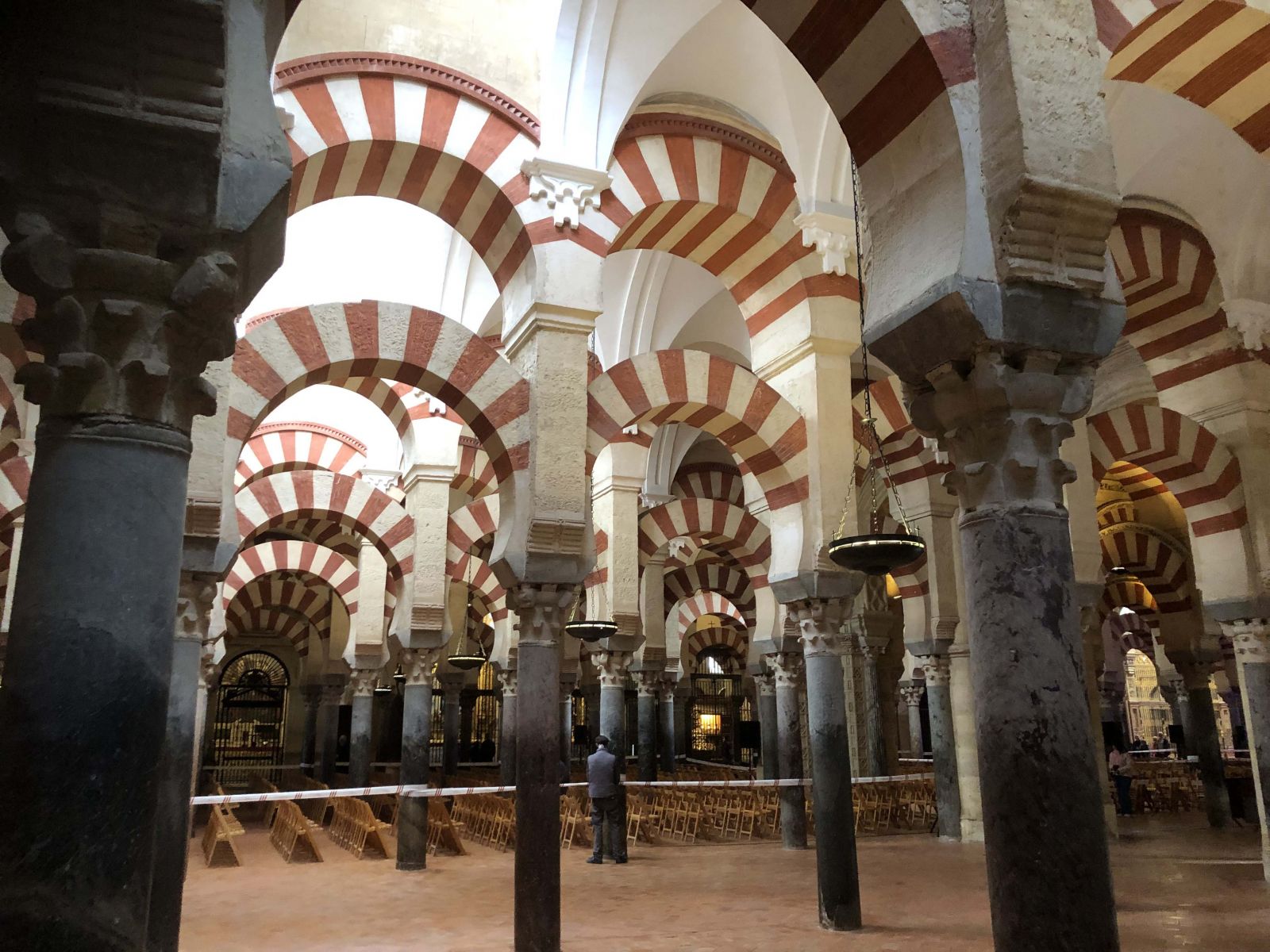 Inside the Mezquita Cathedral of Cordoba