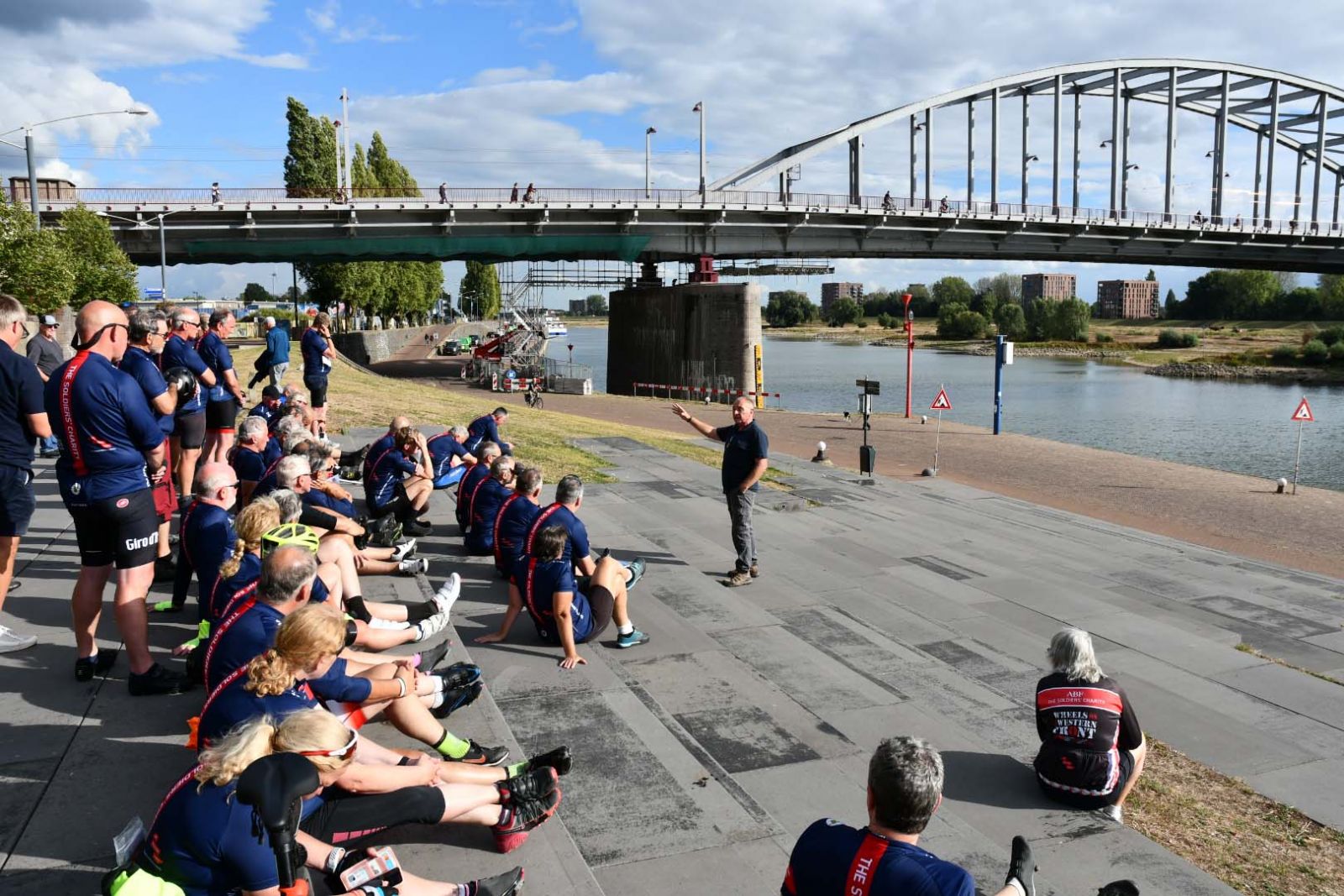 Battlefield tour guide at Arnhem