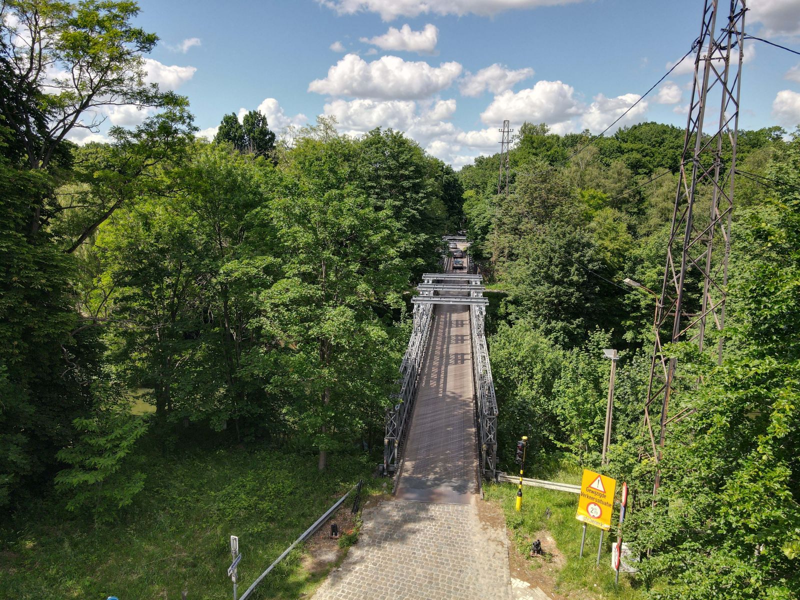 The bailey bridge at Mol
