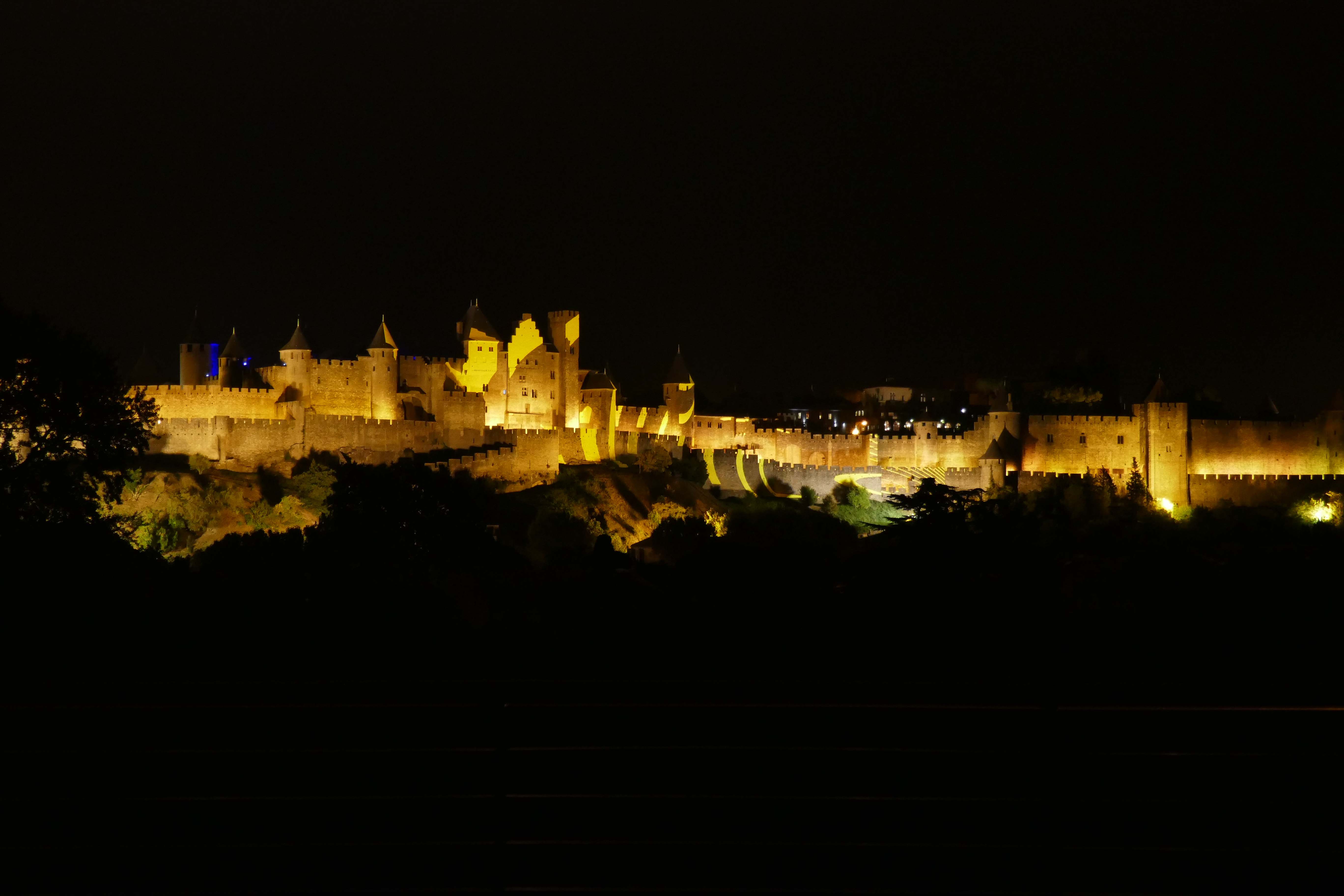 Carcassonne by night