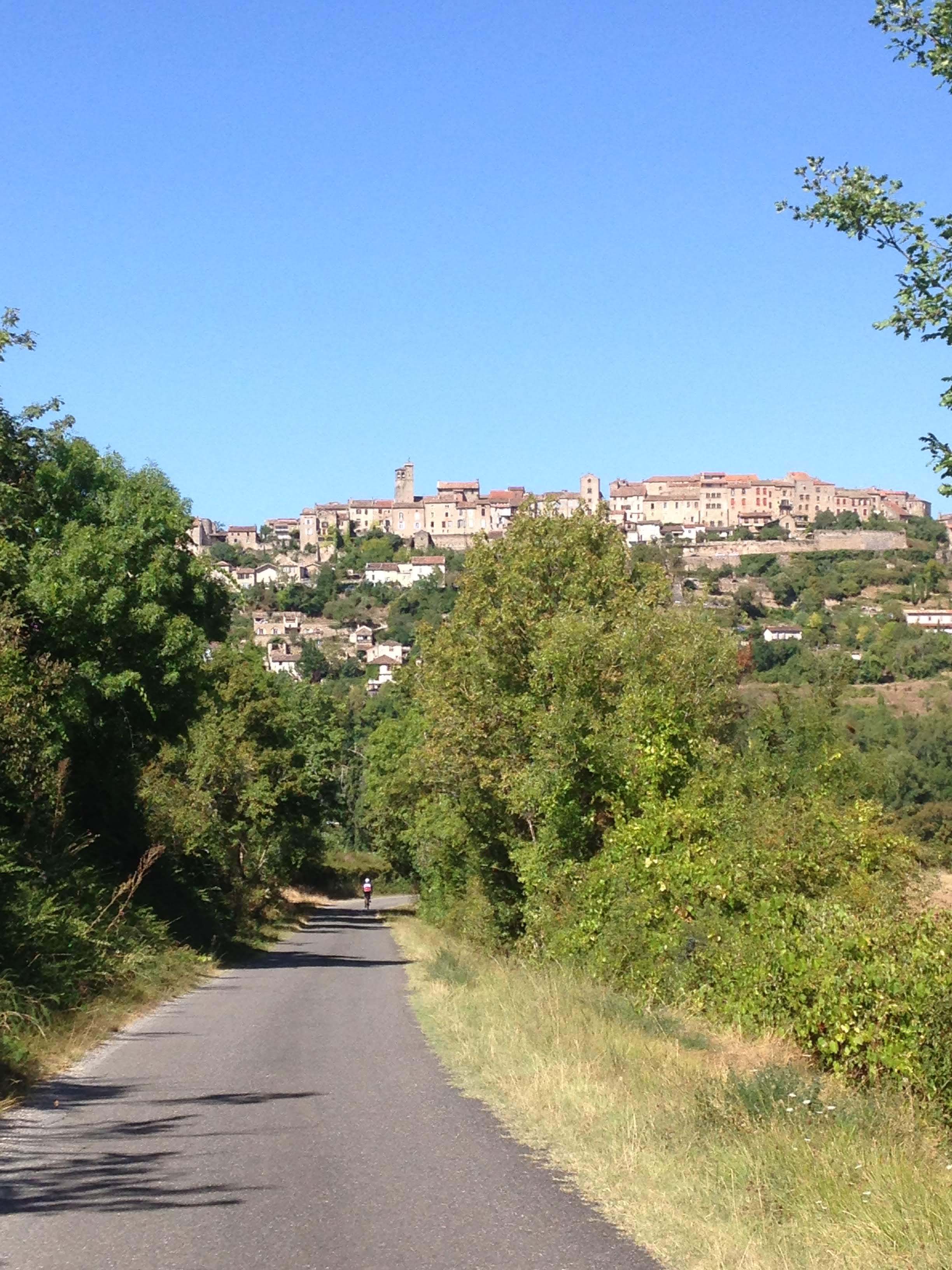 Hilltop towns in south of France