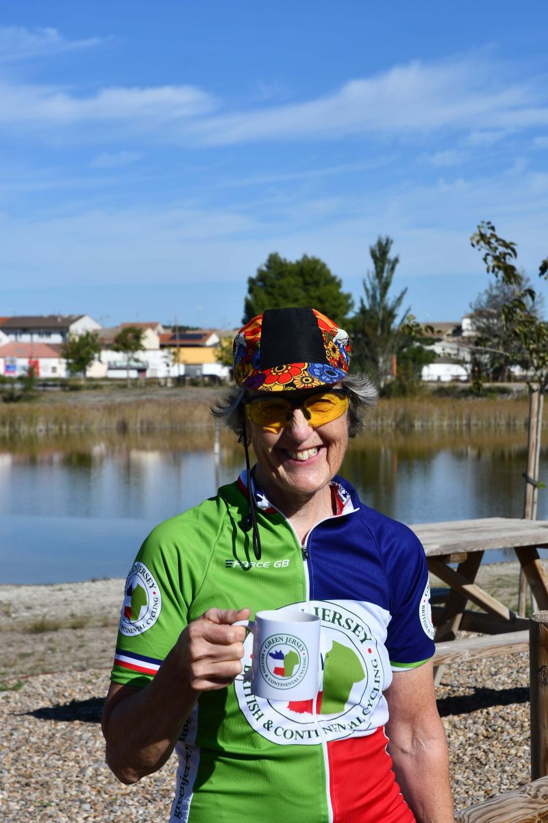 Enjoying the coffee!
