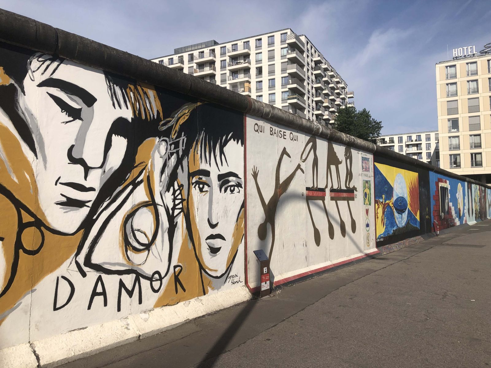 A section of the infamous wall