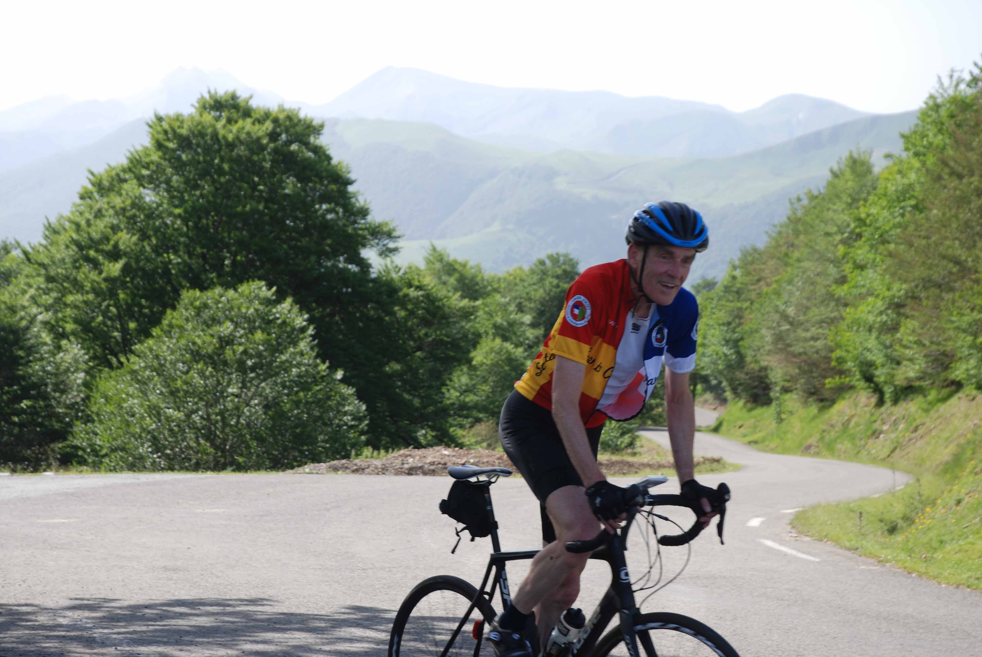 The top of a Pyrenean col