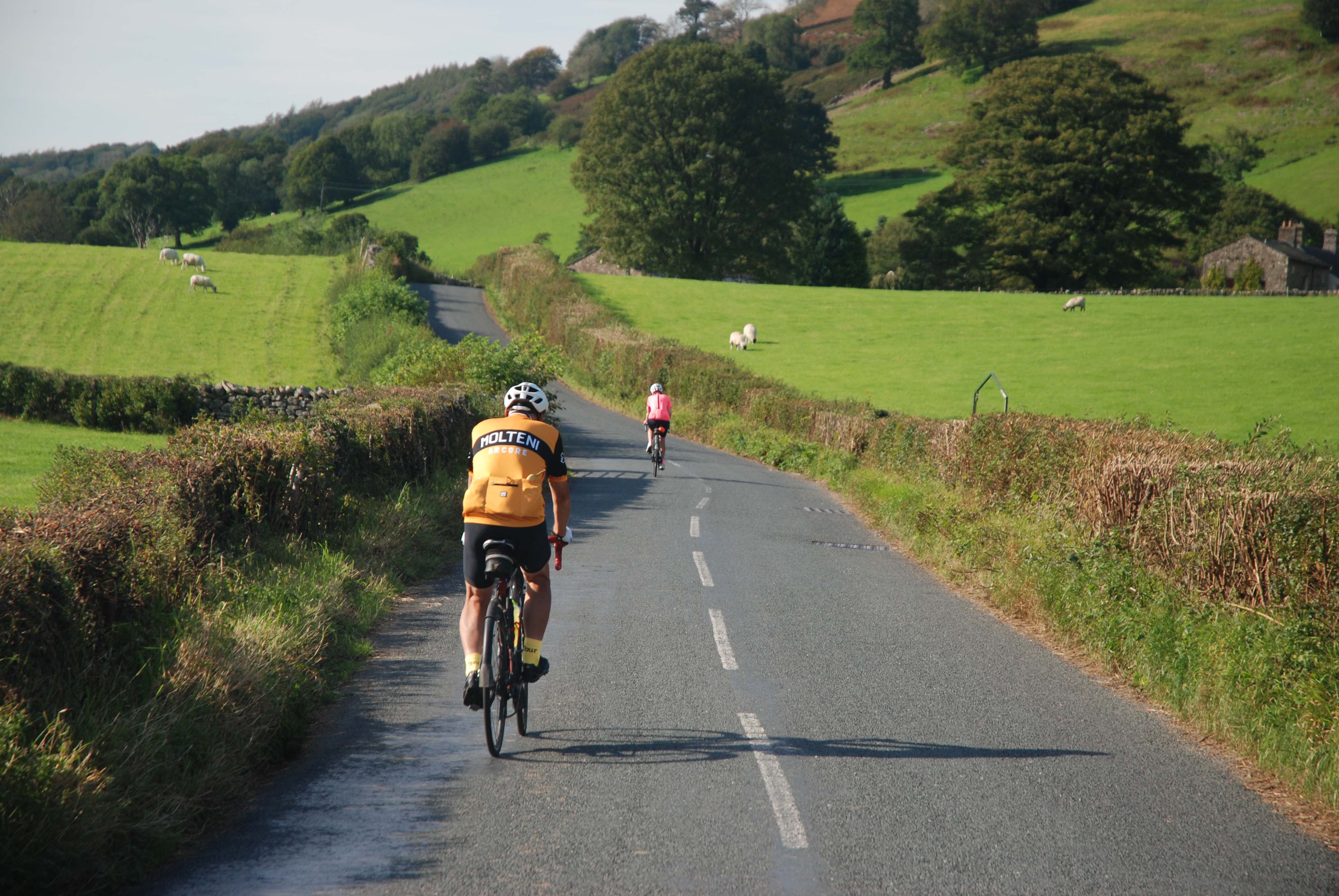 Quiet roads approaching the Lake District