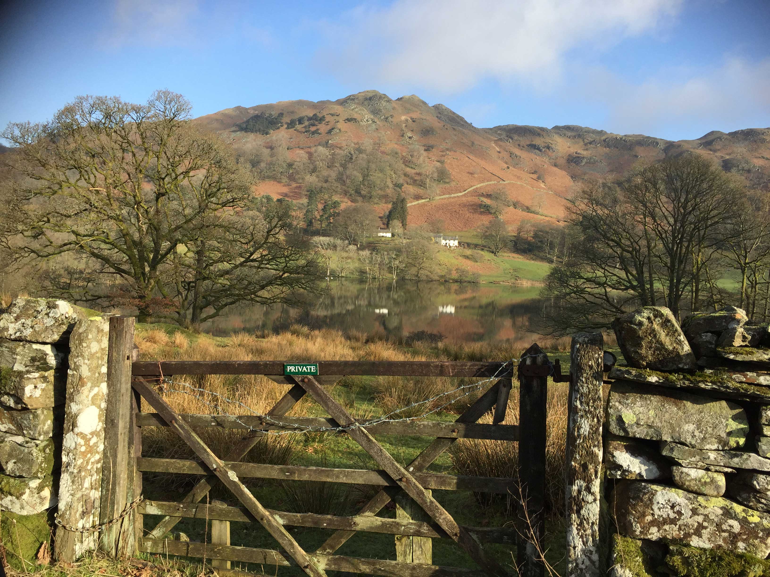 A typical fell view in the Lake District