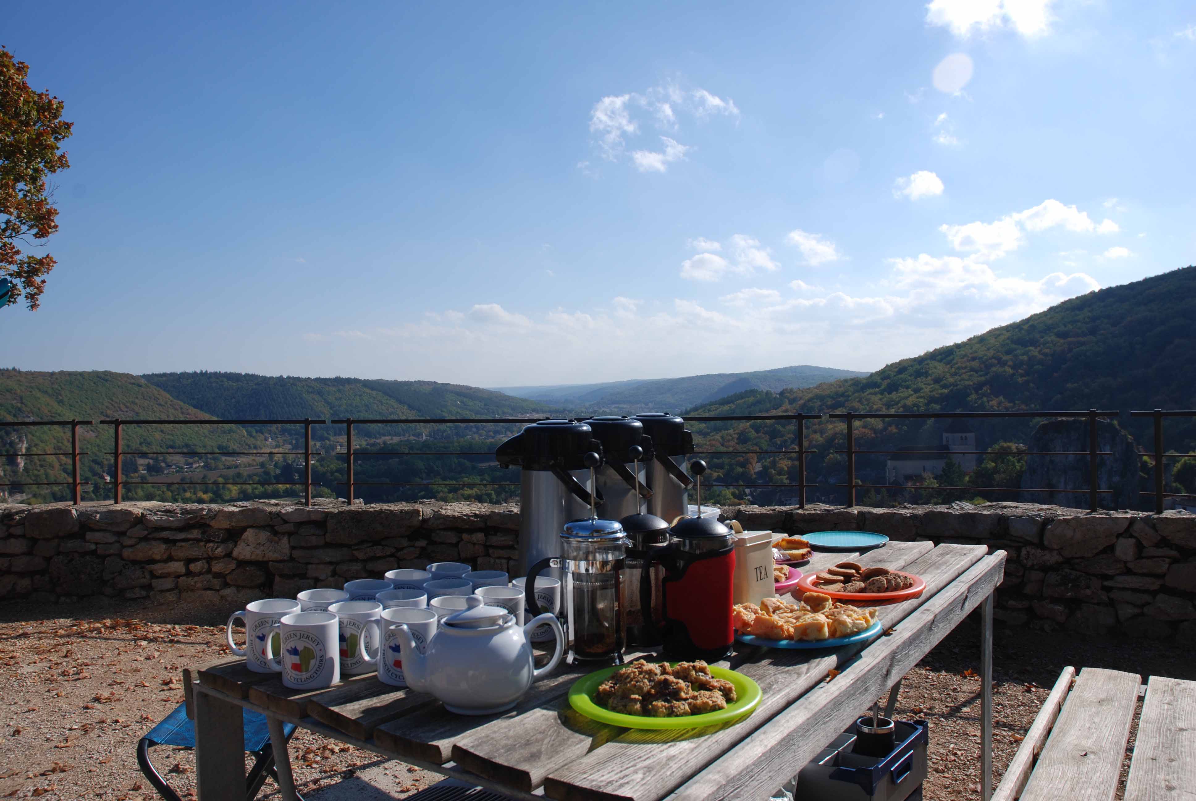 A nice view with morning coffee