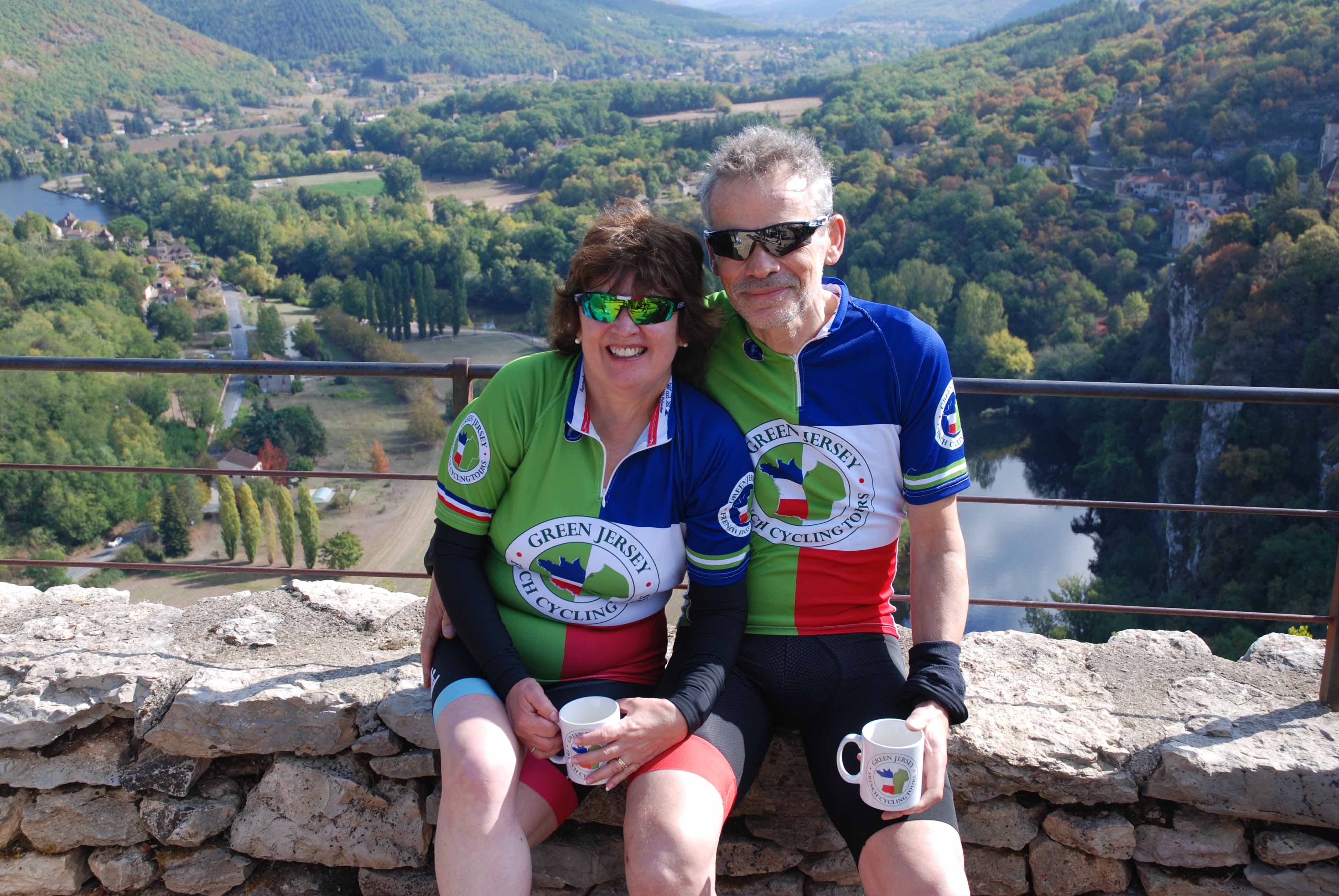 At our coffee stop, time to relax