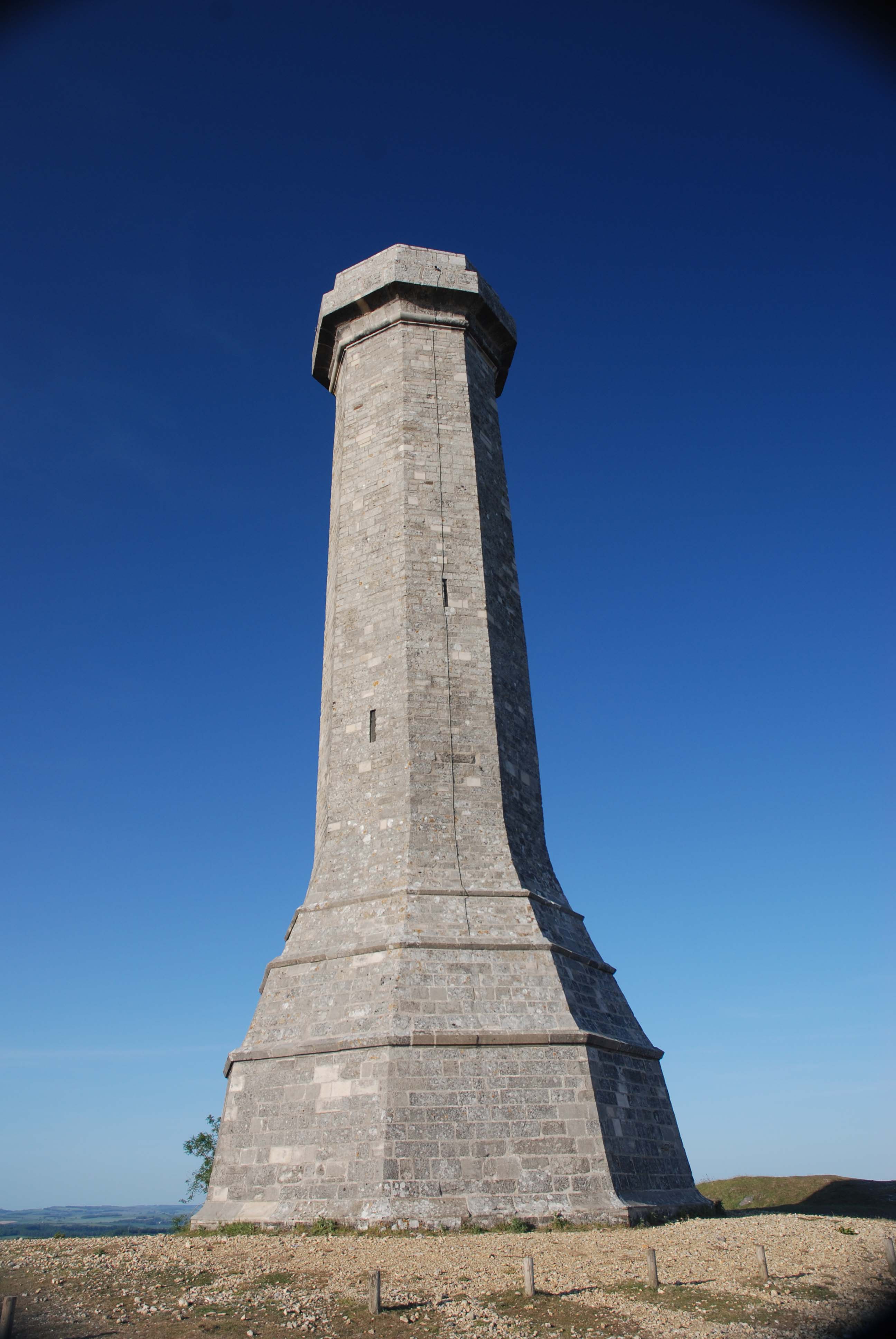 Monument to Admiral Hardy with sweeping views of the Dorset Heritage coast