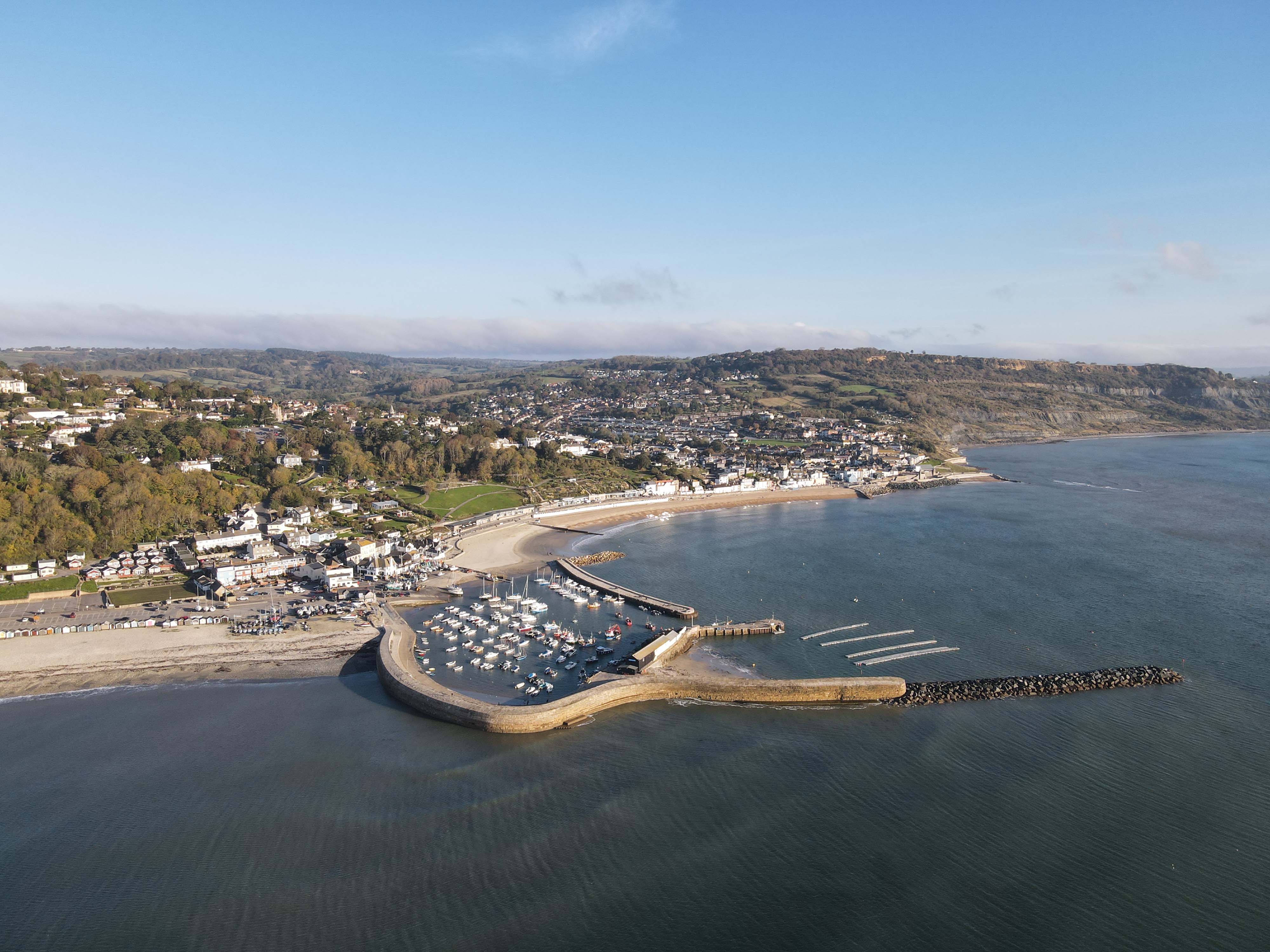 Lyme Regis Cobb and town