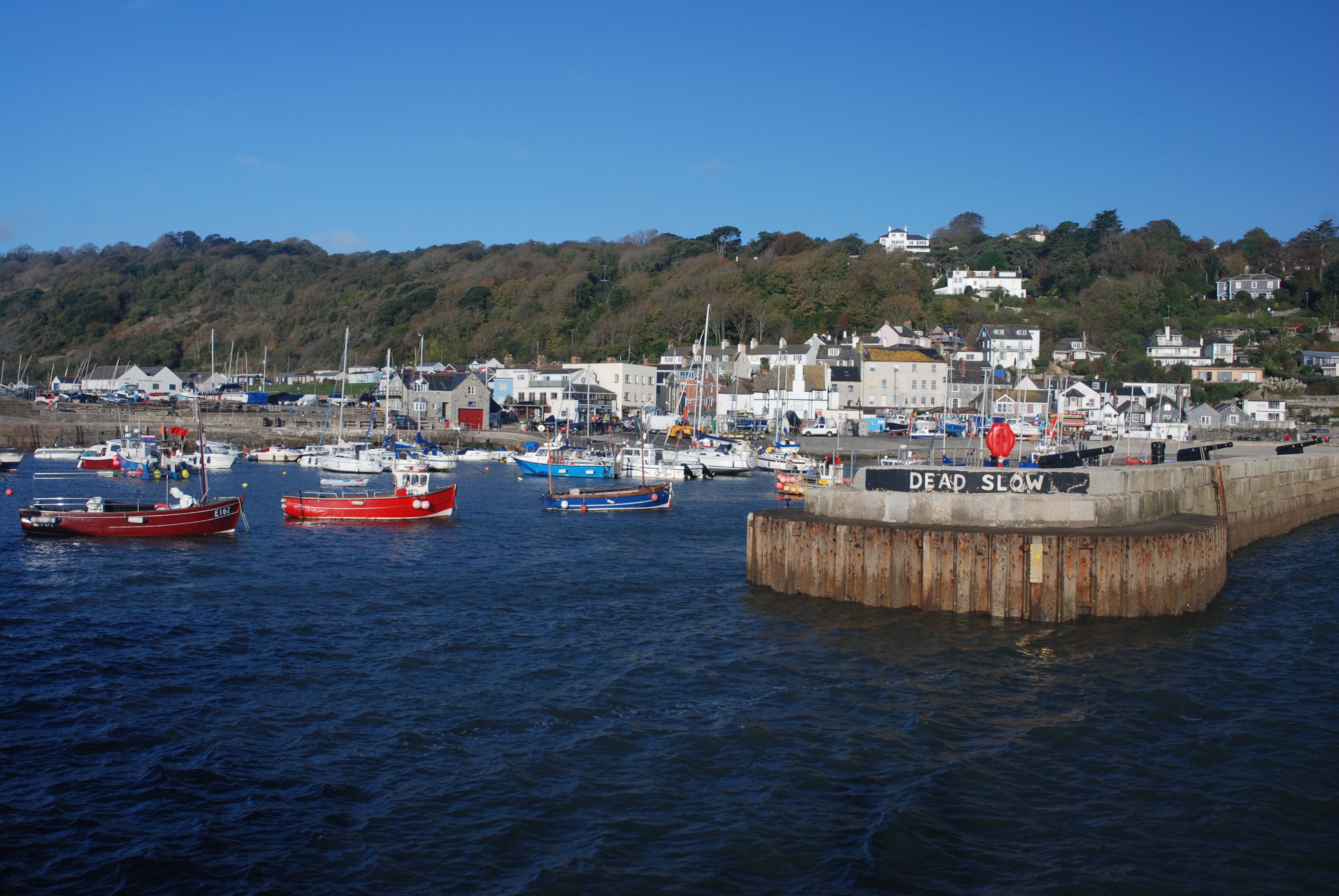 Lyme Regis harbour