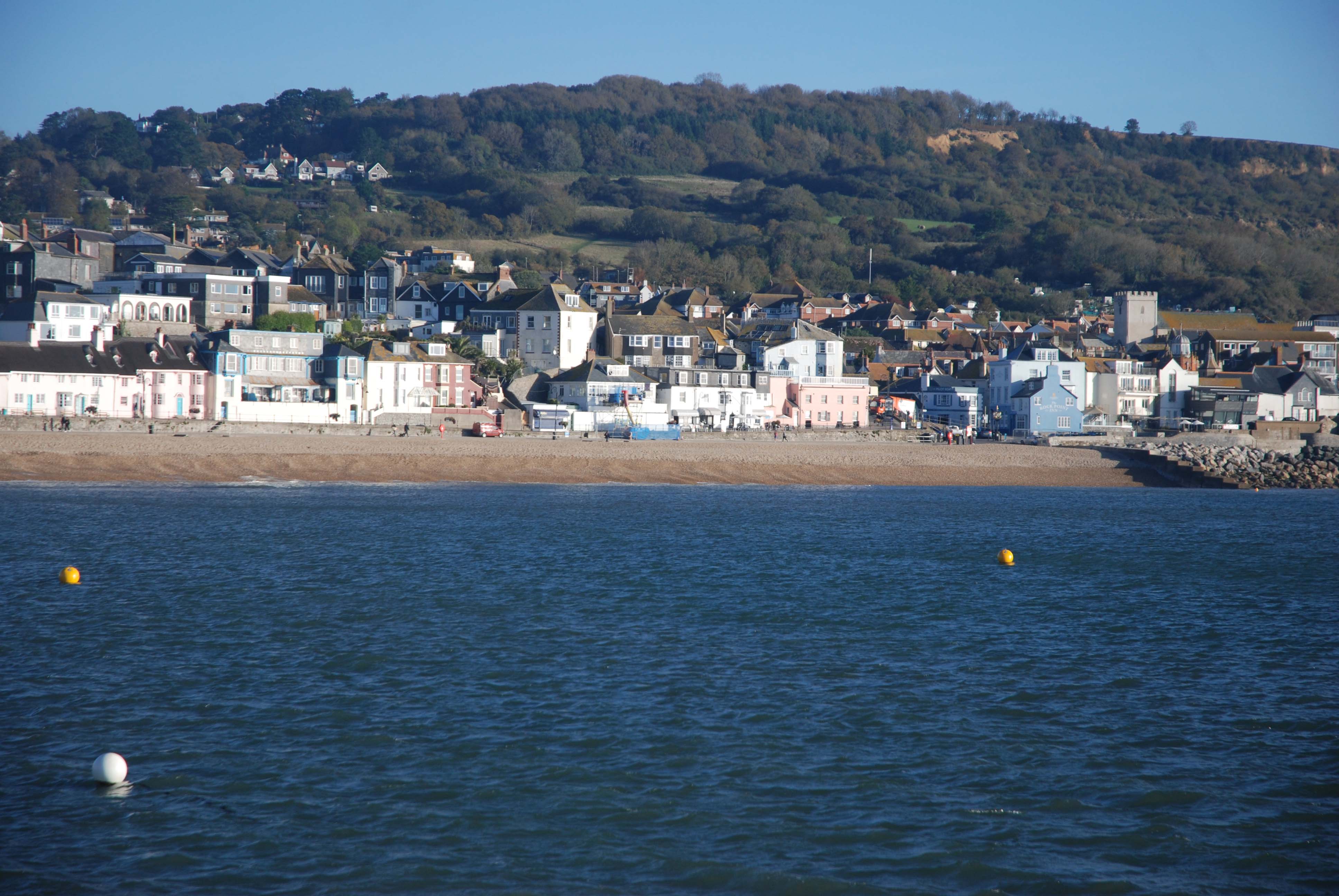 The pretty seaside town of Lyme Regis