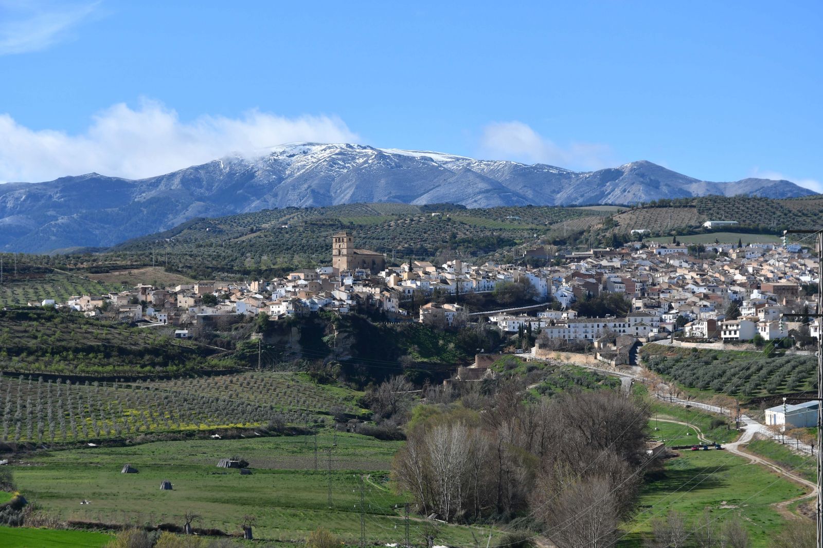 Descending from the Pyrenees into Aragon