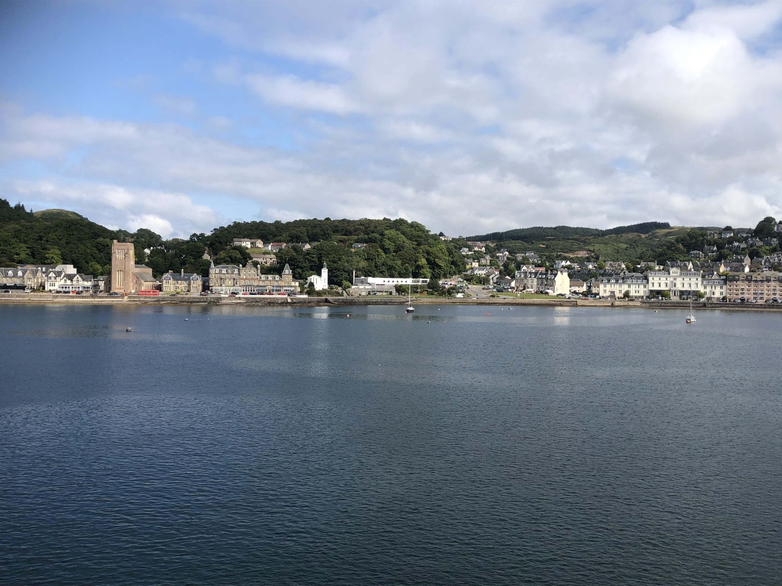 Sailing out of Oban