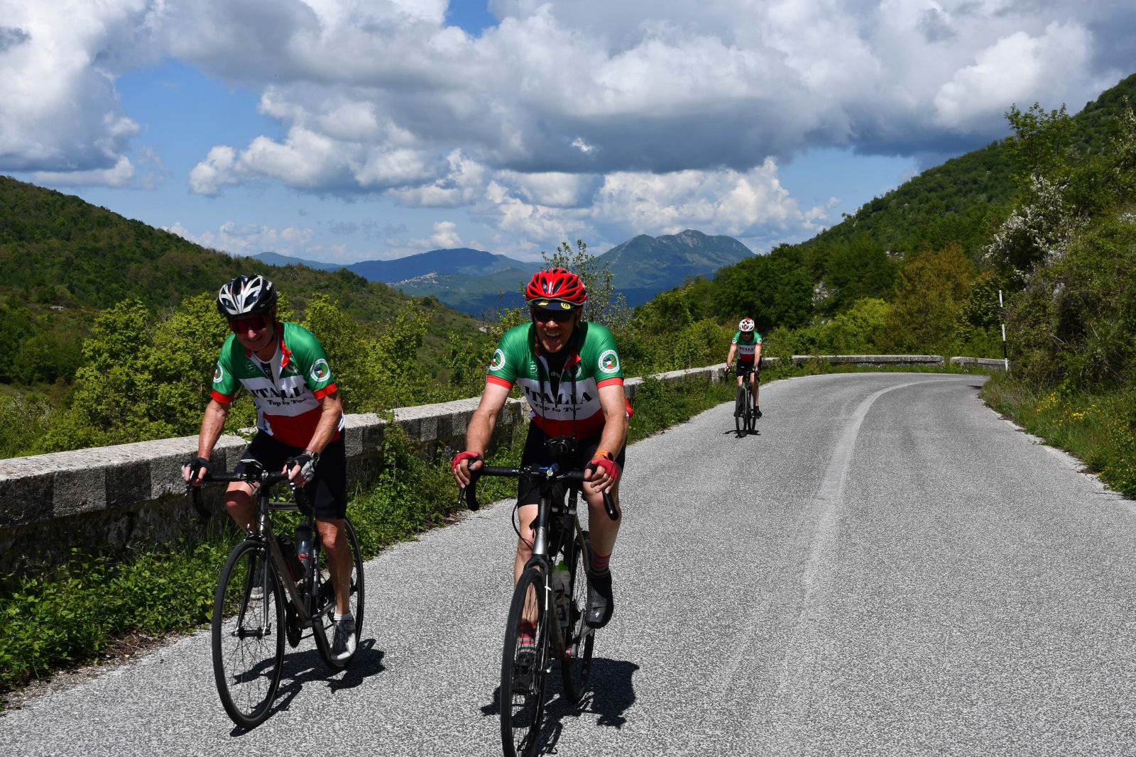 Fine scenery and quiet roads on our Italy end to end