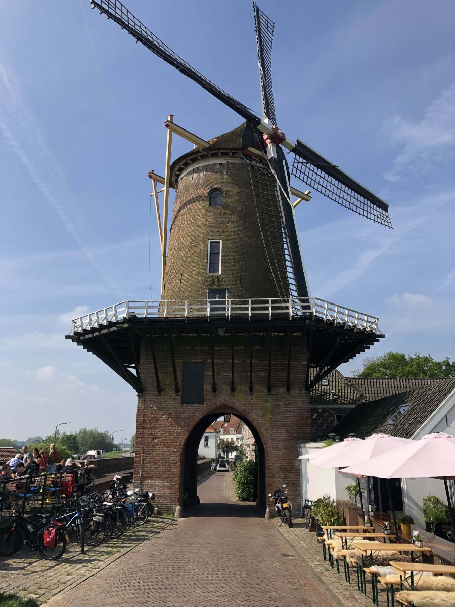 Road through a windmill!