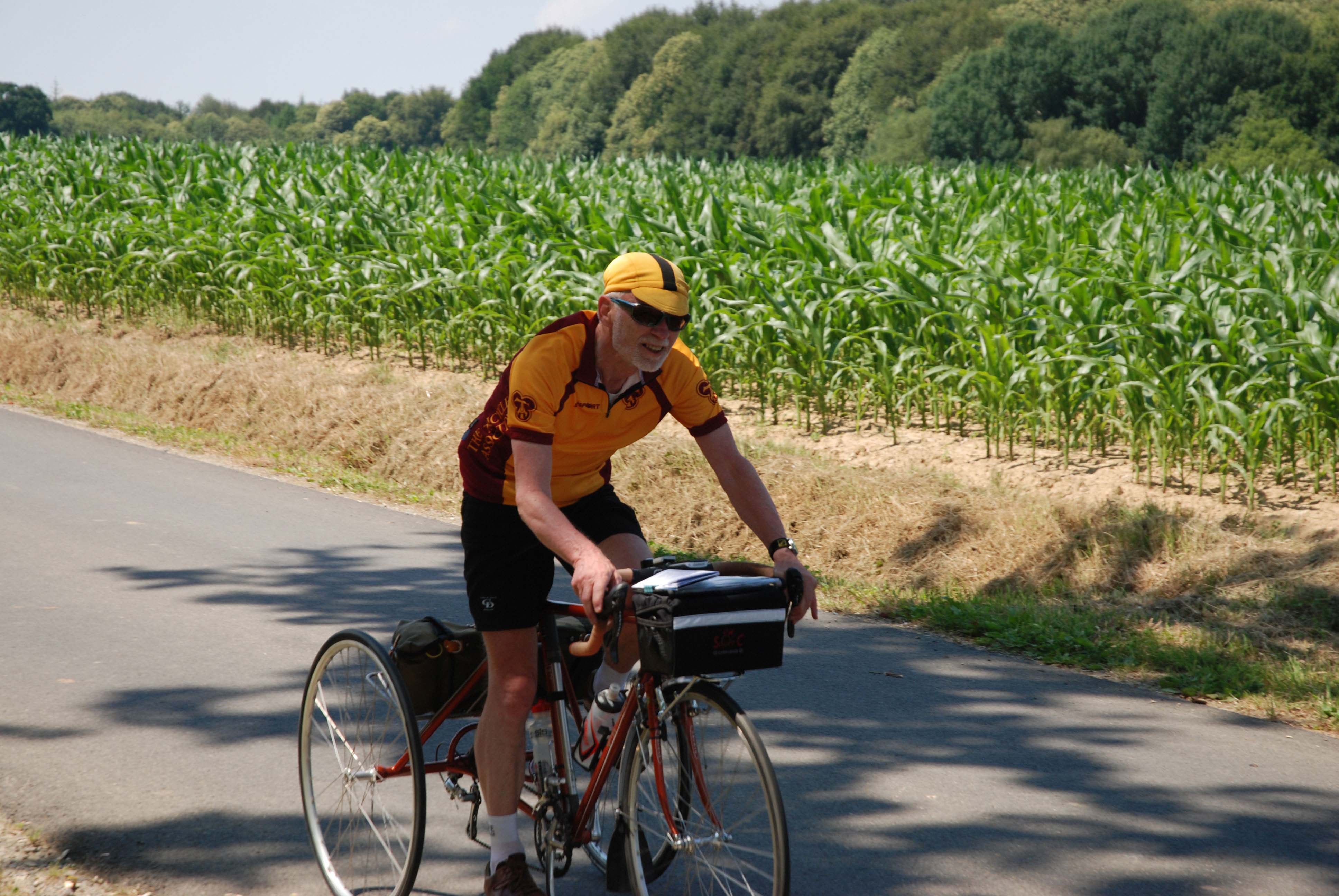 Quiet roads for cycling in Brittany