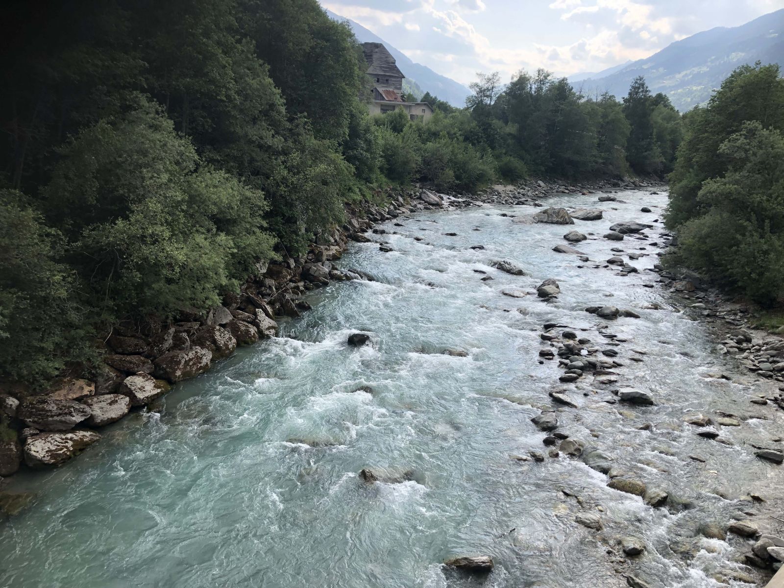 The first proper view of the infant Rhine.
