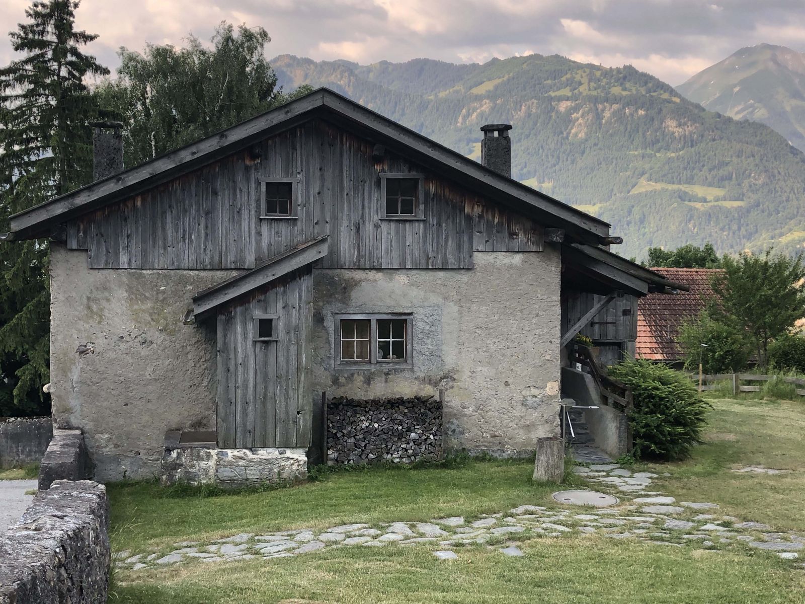 Heidi's house in the Swiss mountains