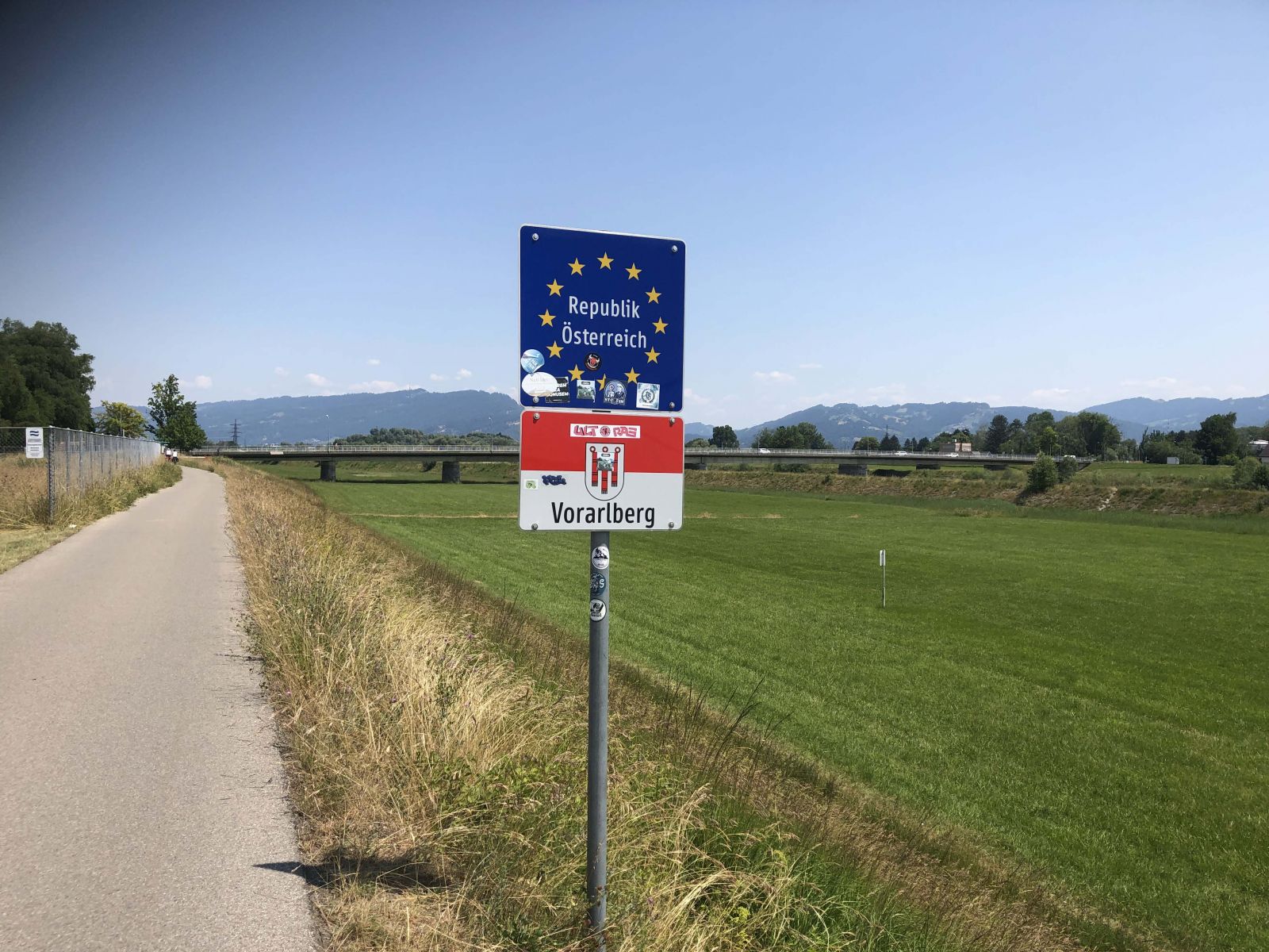 You will also cycle in Austria early on!