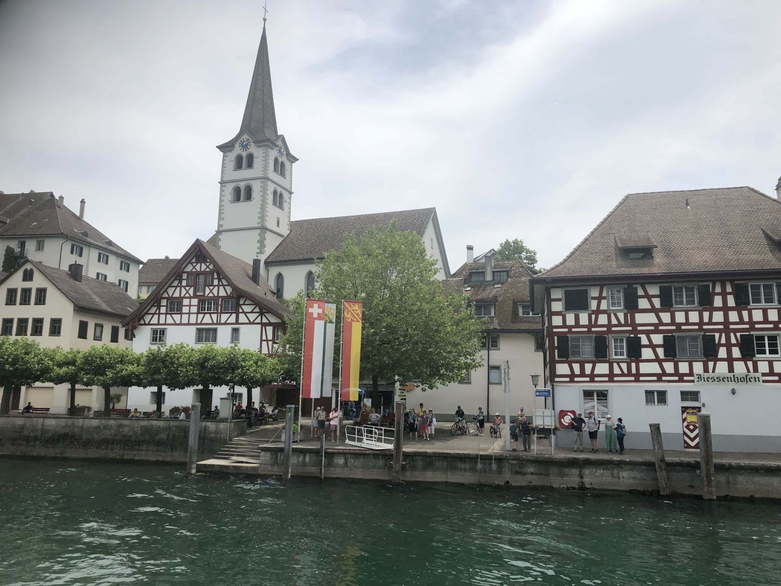 Just beyond Konstanz, where the kilometre markers are measured from.