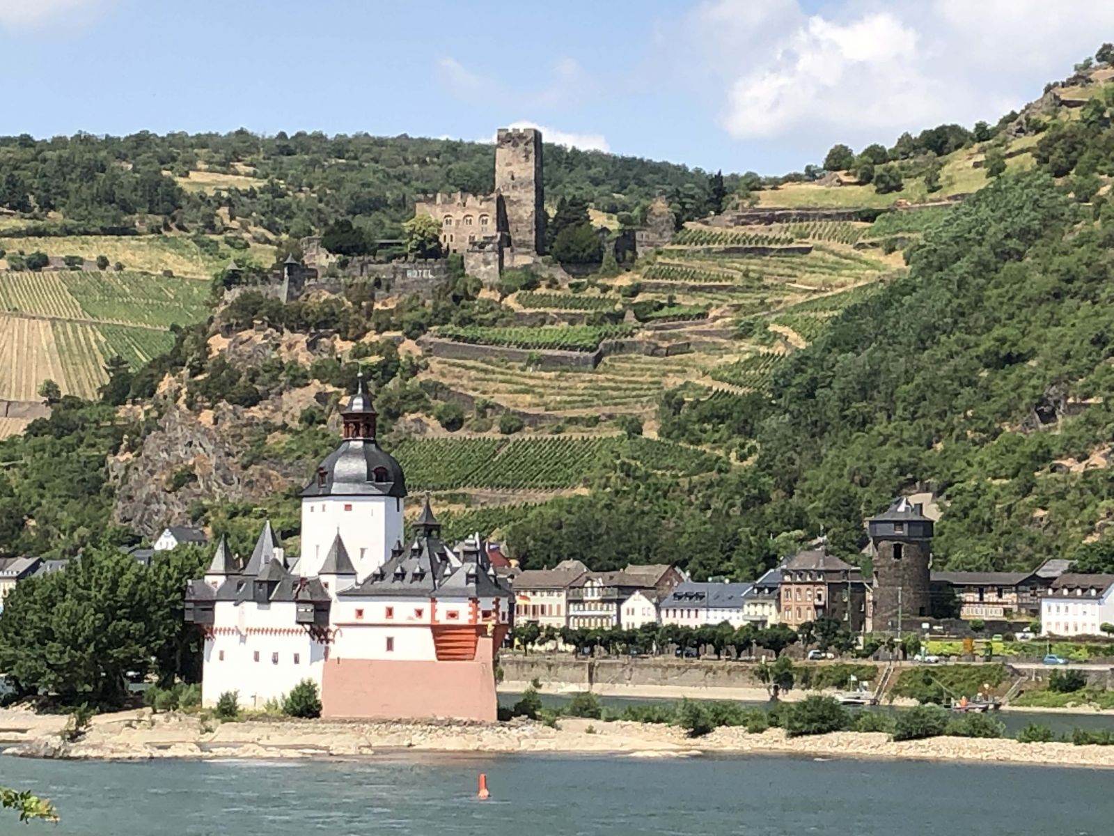 The justifiably famous picturesque Rhine gorge