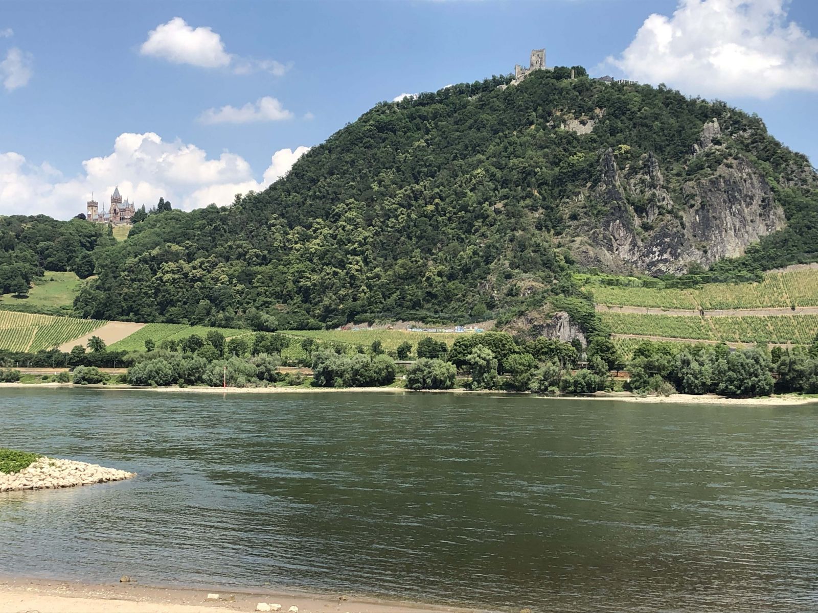 Near Bonn, large schlosses.