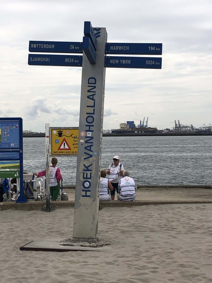 The end of the road at the Hook of Holland