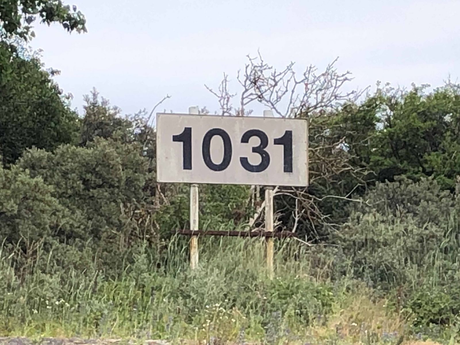 Kilometre markers are found every km from Konstanz to the Hook.