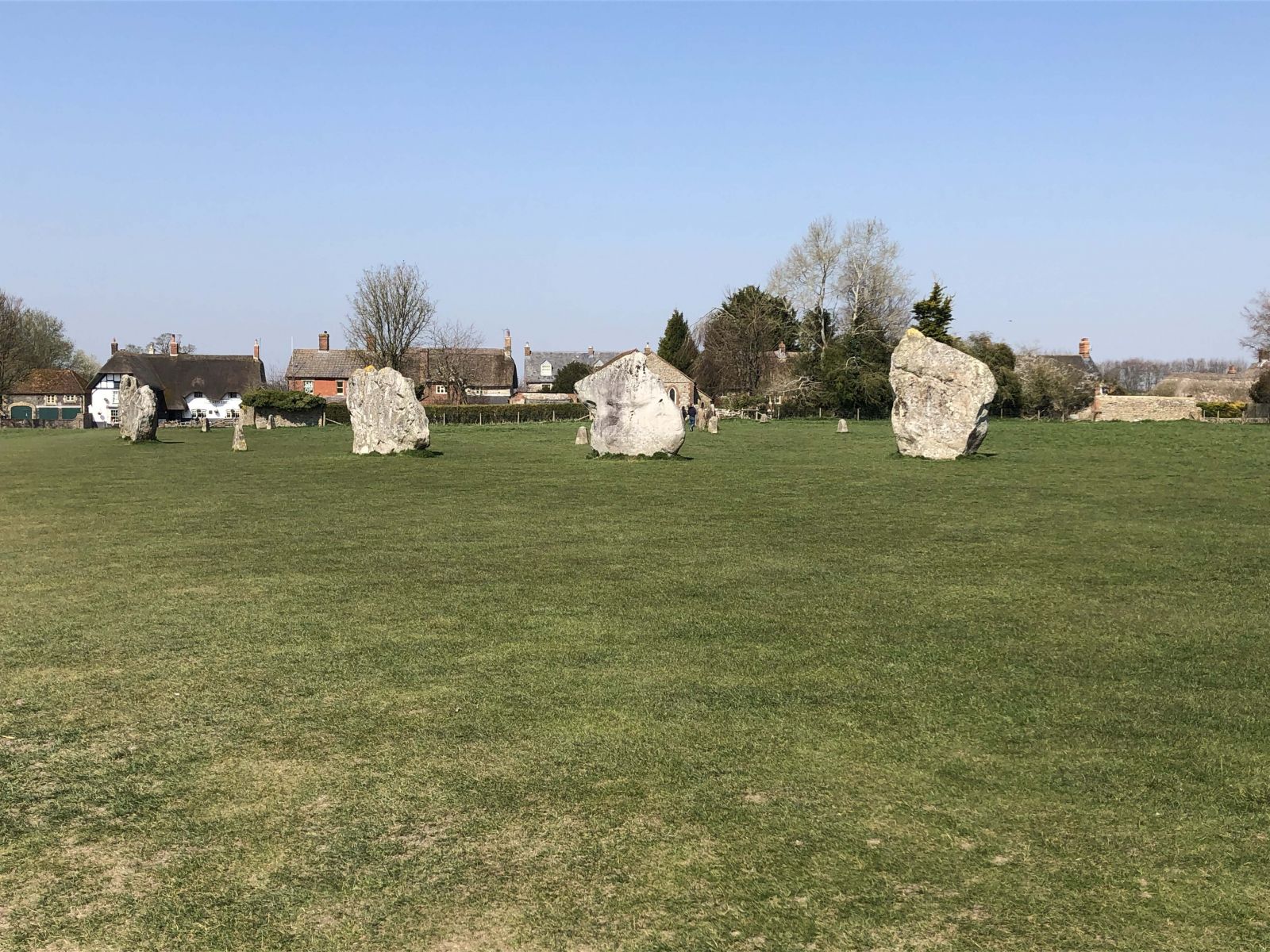 The stones at Avebury