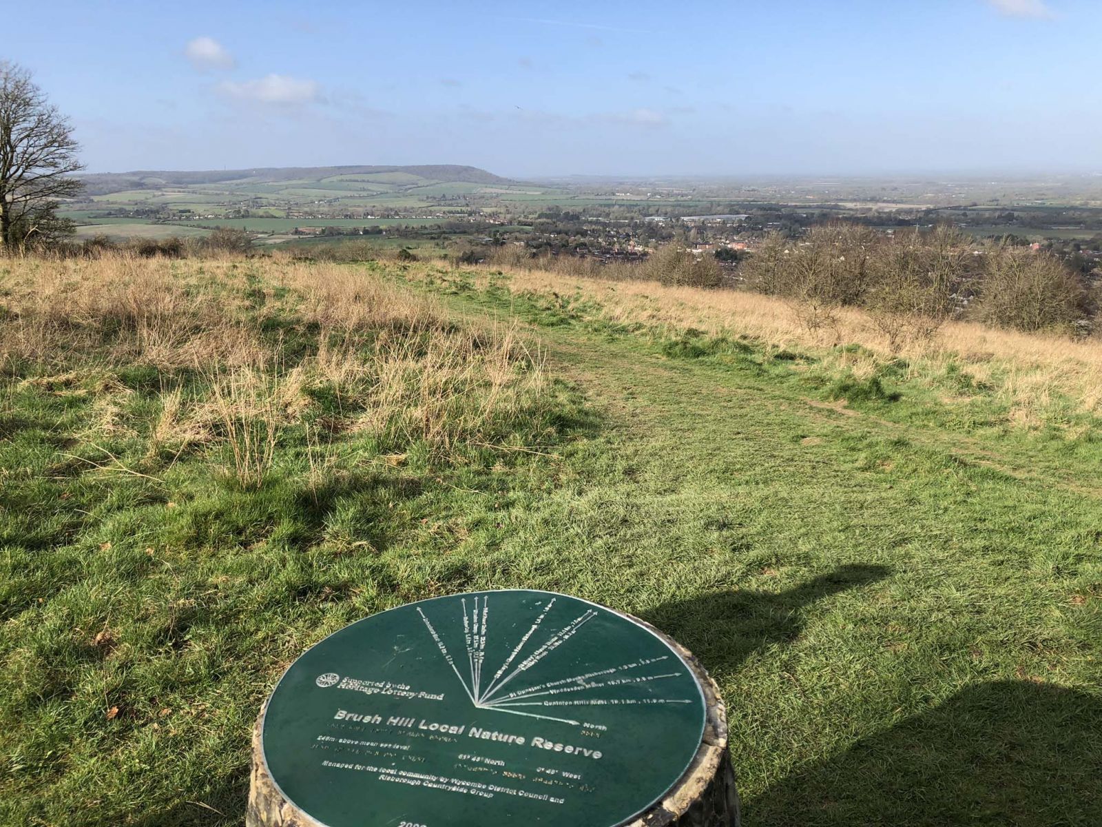 Long views across Buckinghamshire
