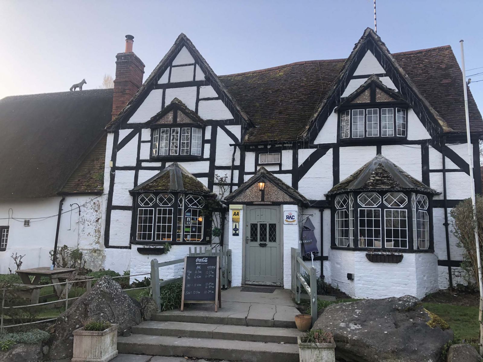 One of the wonderful country pubs on the route