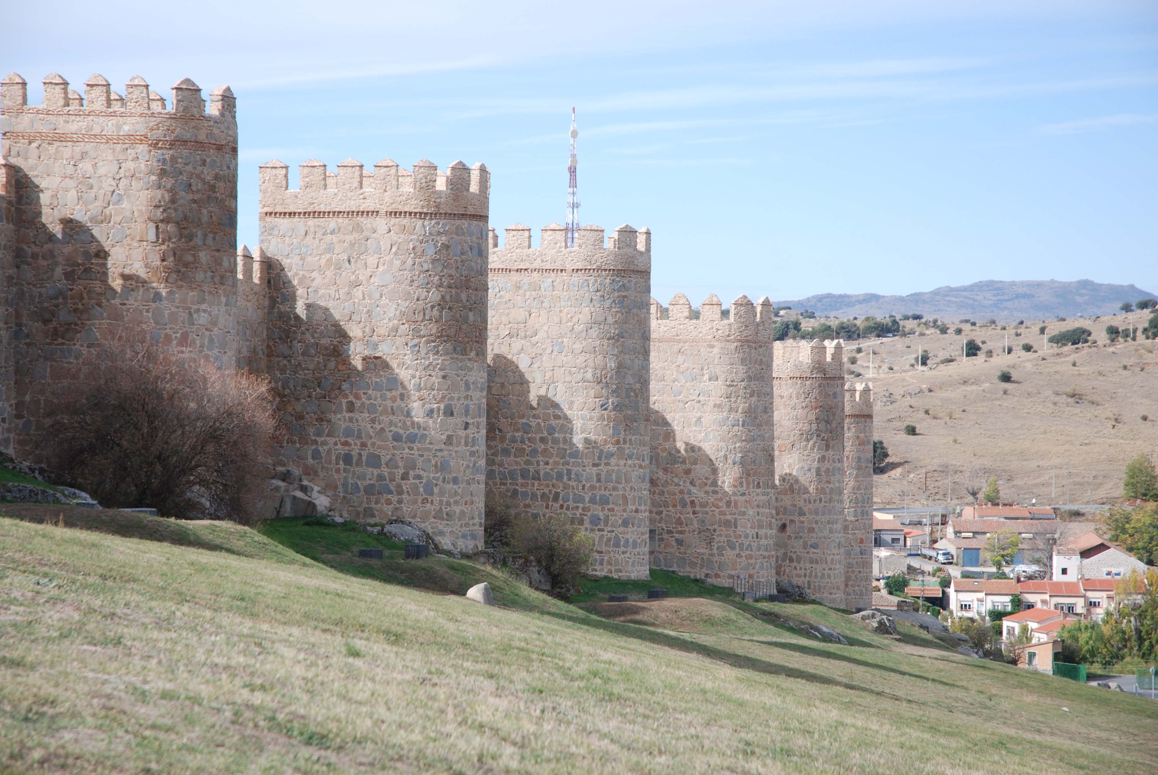 Avila walls, the longest in Spain