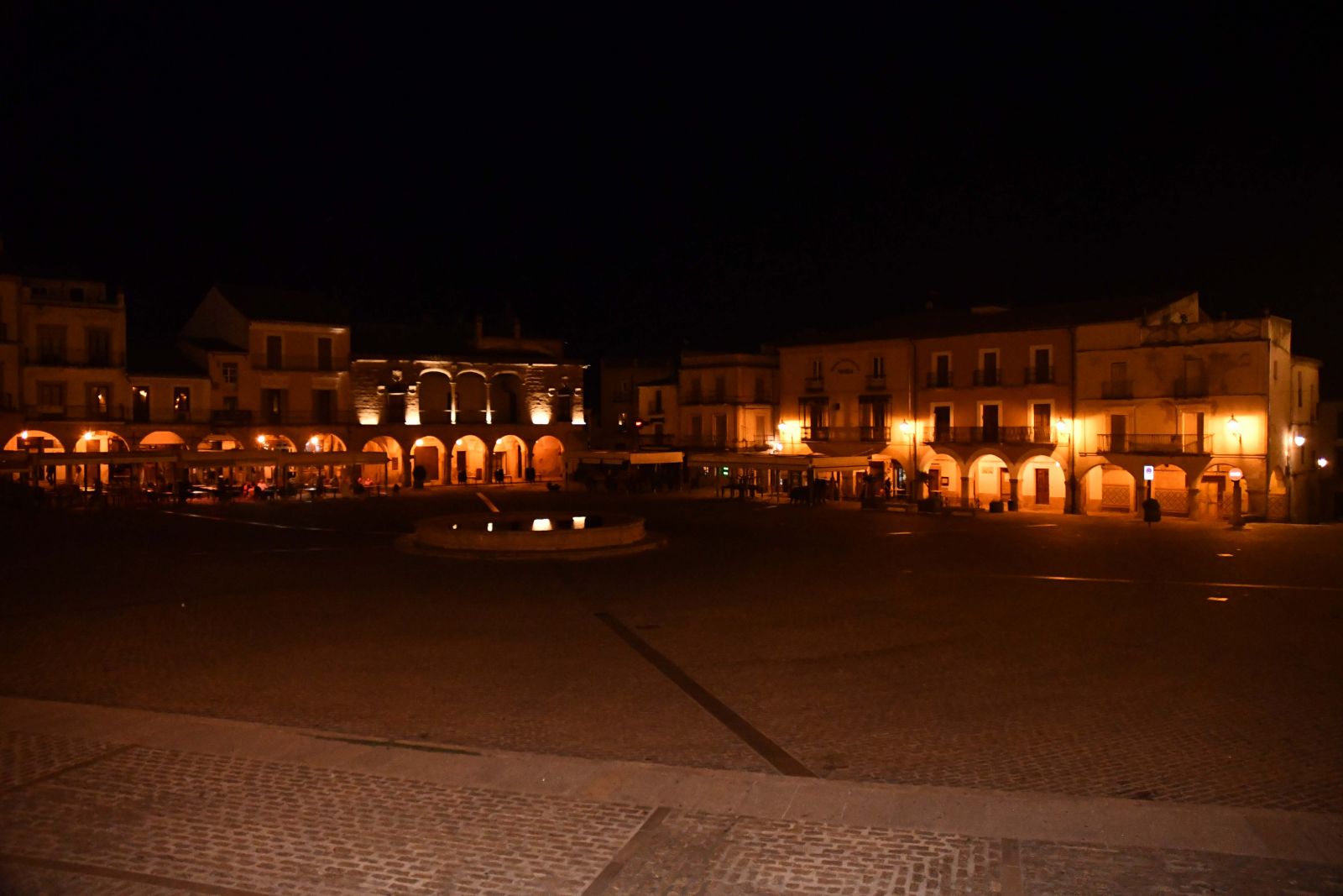 Fantastic plaza major in central Spain