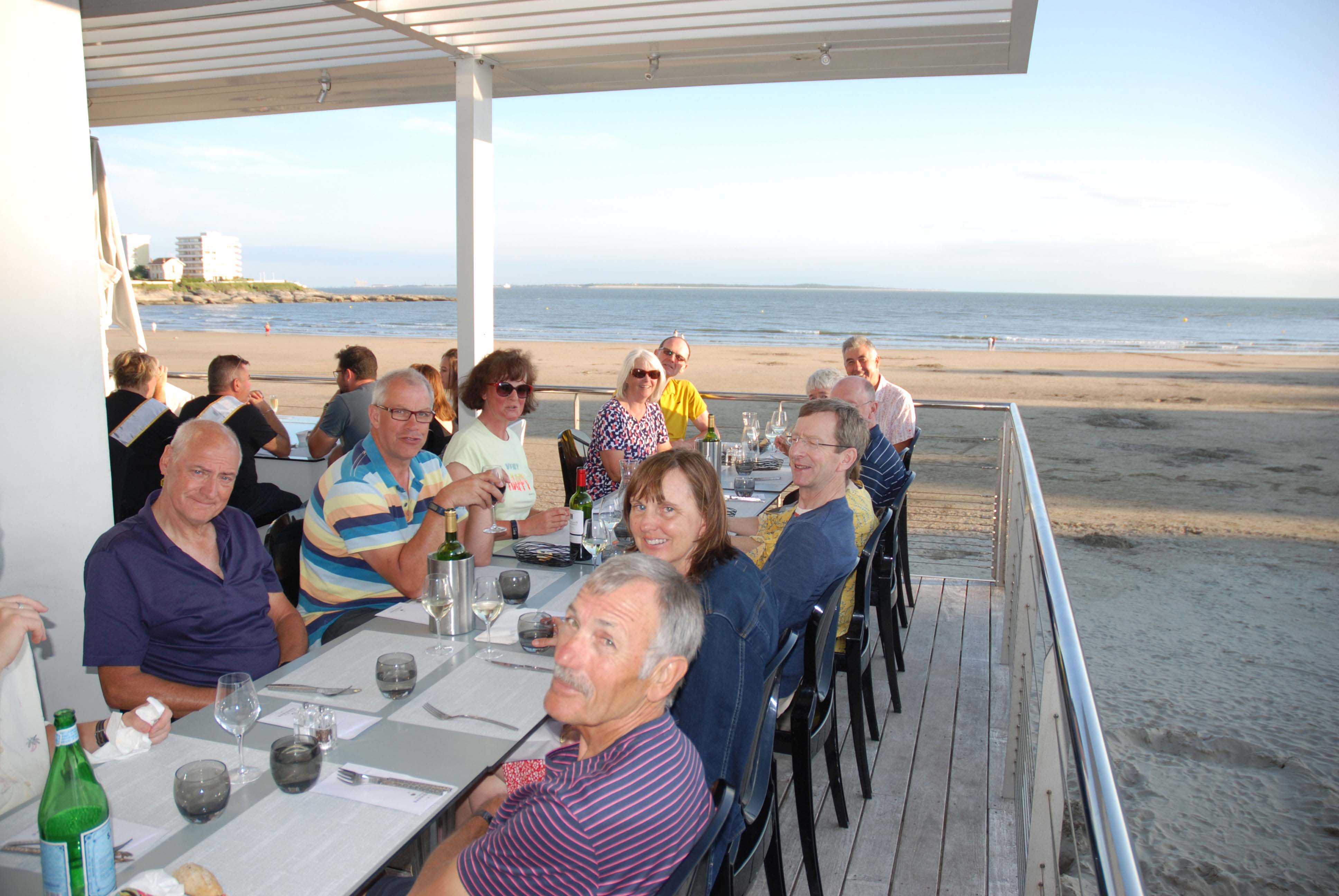 Convivial meals at the end of your day's ride