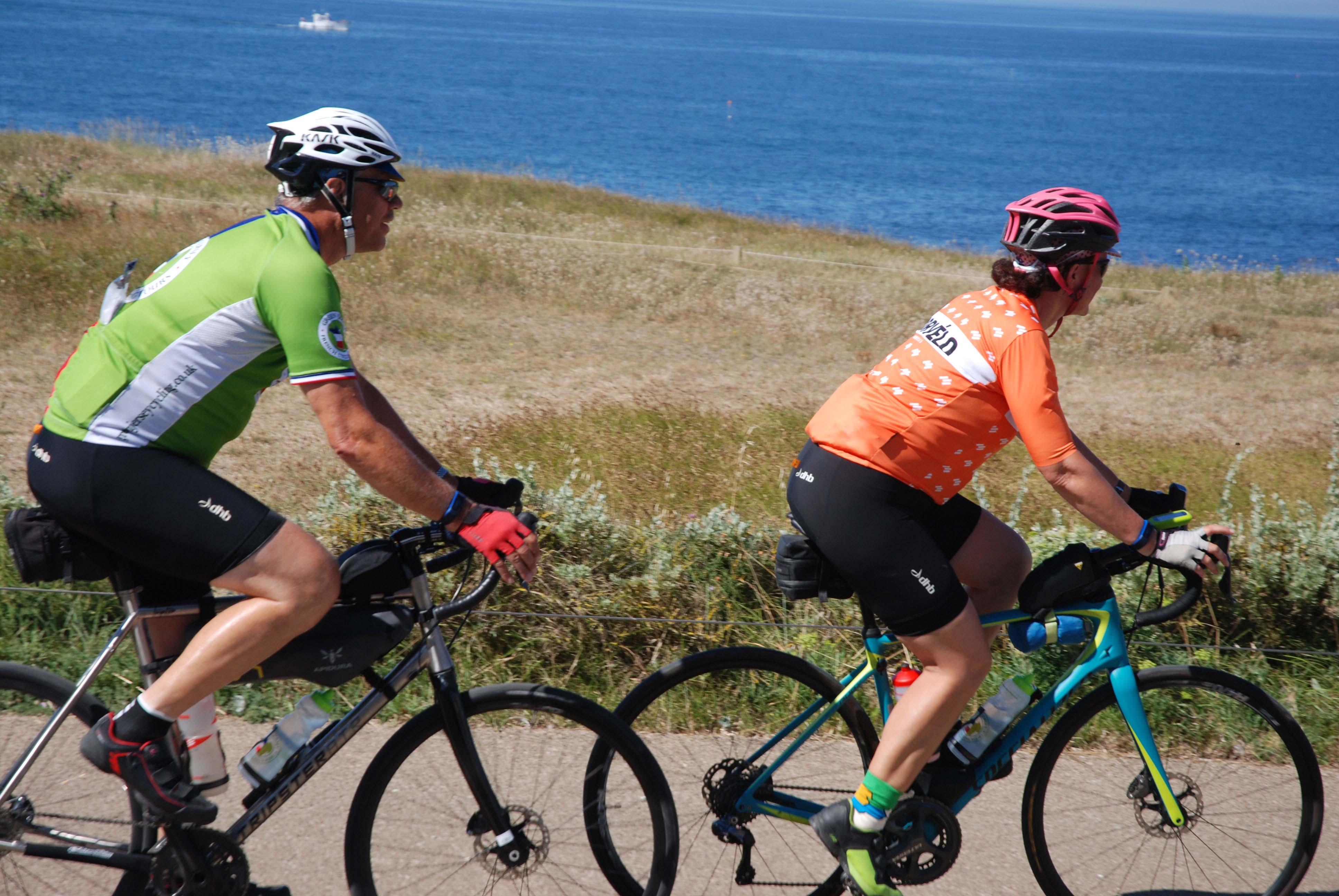 Cycling with the Atlantic as a backdrop