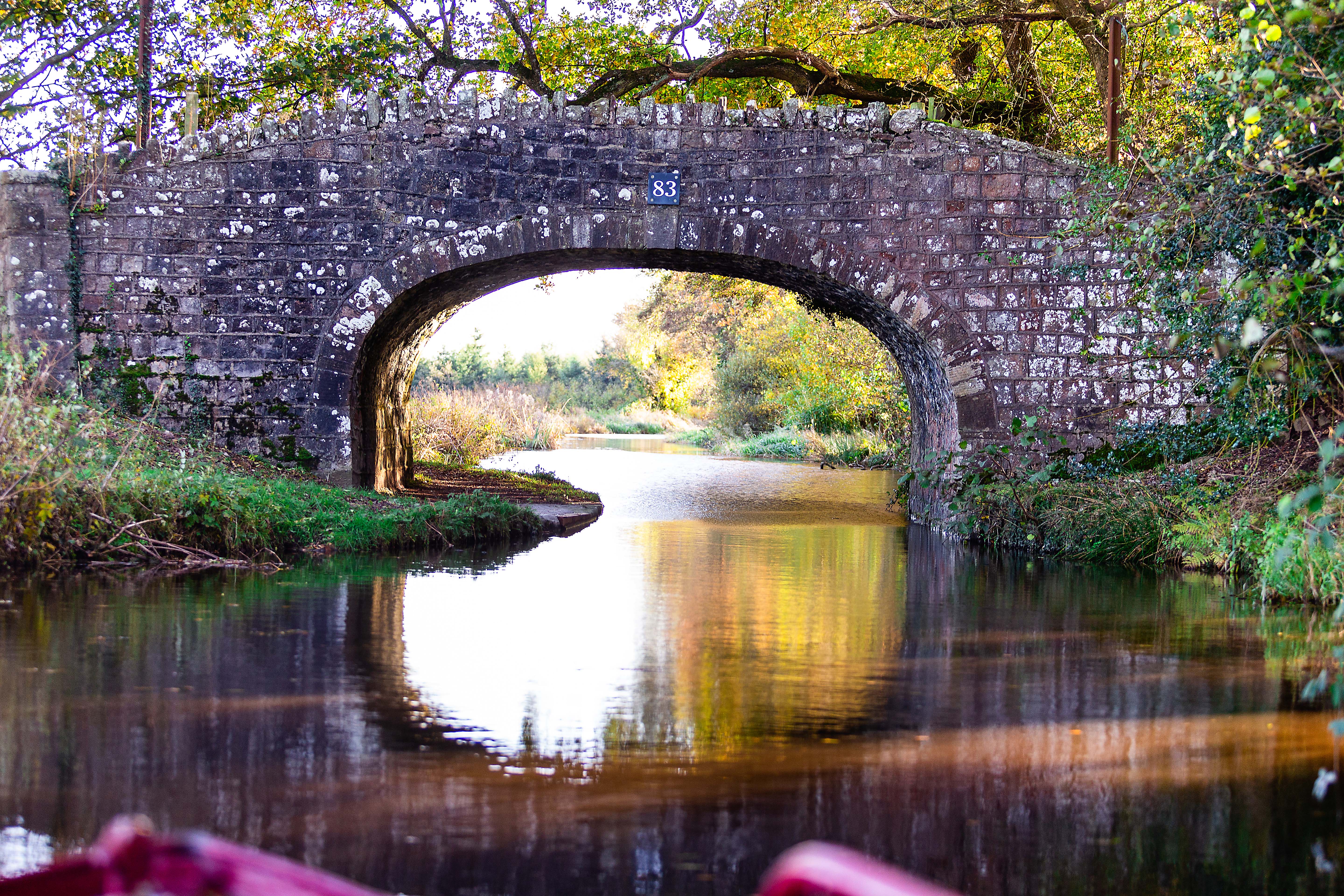 Tranquil canalside near Brecon